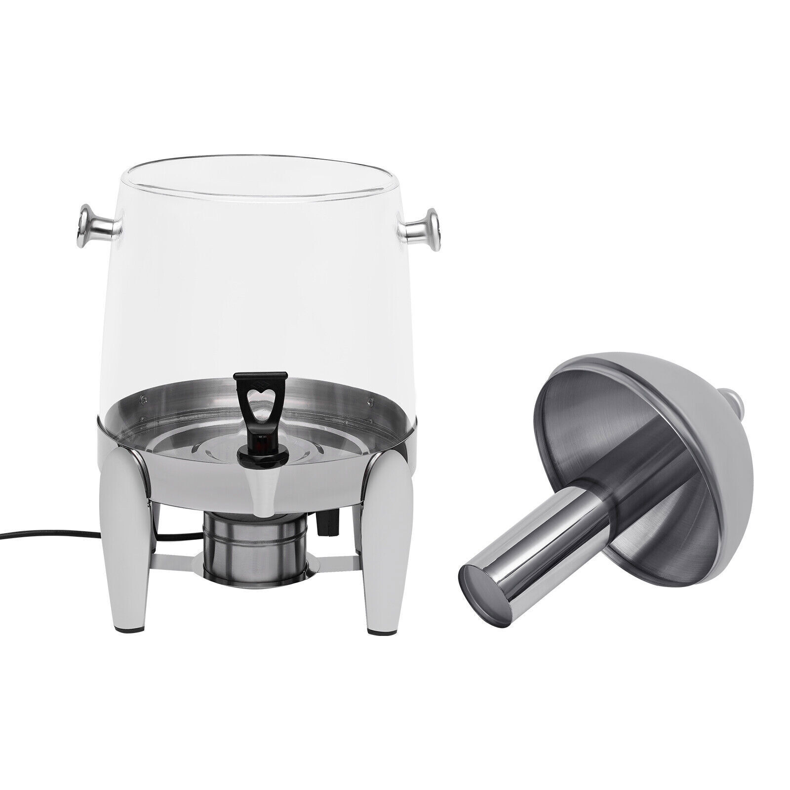 400W 110V Hot Beverage Dispenser, 3.2gal Beverage Container, Coffee Chafer Urn, Chocolate Drinking Machine