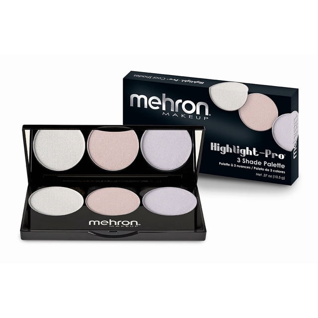 Paleta Highlight Palette Mehron Highlight-Pro de 3 tonos