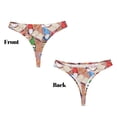thumbnail image 3 of Balery Gnomes Books Tea Cups Tangas de Algodón para Mujer con Estampado – Ropa Interior Sexy, Transpirable, G-string-XX-Large, 3 of 6