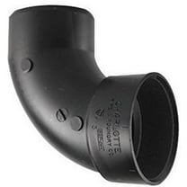 Charlotte Pipe Street Elbow Abs/Dwv 4" 90 Deg. 330 Psi