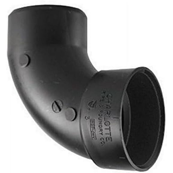 Charlotte Pipe Street Elbow Abs/Dwv 4" 90 Deg. 330 Psi