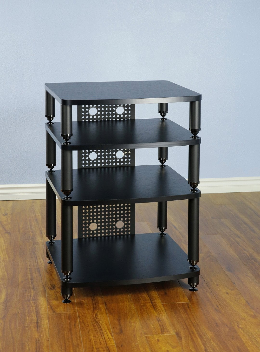 stackable rack on Audio Video Rack For Hi Fi With 4 Shelves Walmart Com Walmart Com