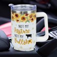 thumbnail image 5 of Highland Cow Gifts for Women Highland Cow Tumbler With Handle 40oz-Just A Girl Who Love Highland Cows- Cow Cup Cow Coffee Travel Mug Highland Cow Stainless Steel Tumbler With Lid And Straw, 5 of 6