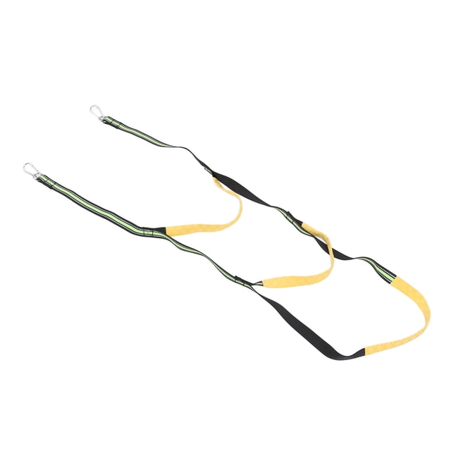 Assist Climbing Boat Ladder, 400lb Load Bearing UV Resistant Fluorescent Green 3 Step Boat Rope Ladder Extension Foldable for Kayak for Inflatable Boat