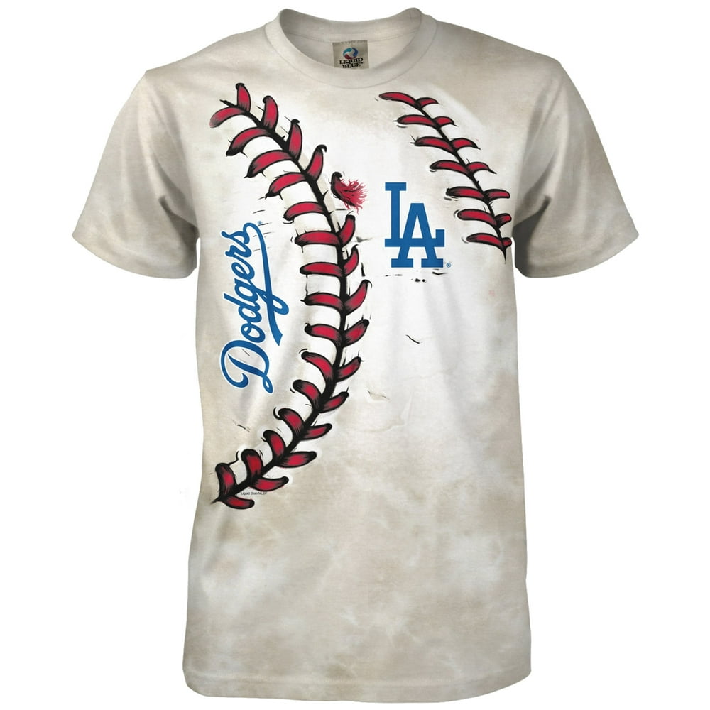 Women's Custom Los Angeles Dodgers Custom Backer Slim Fit T-Shirt - Royal