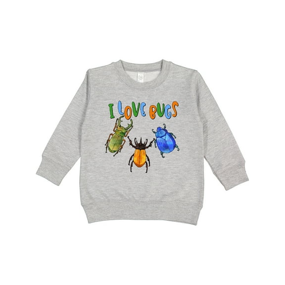 Inktastic I Love Bugs Toddler Sweatshirt