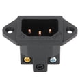 thumbnail image 3 of Copper Power Socket, Unique   Panel Mount Plug Socket Insulation Inlet Power  For Professional Audio Visual Appliances, 3 of 8