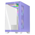 thumbnail image 2 of Gabinete XTREME PC GAMING Crystal Hive Mini Torre 5 Fan ARGB HUB Lila CXT3600LC, 2 of 6