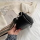 thumbnail image 1 of Bolsa bandolera clásico de cuero para mujer, cinturón para el pecho, bandolera (negro) Ehuebsd Para Estrenar, 1 of 9