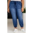 thumbnail image 2 of Tinseltown Womens Plus Junior High Rise Jogger Jeans, 2 of 4