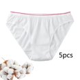 thumbnail image 3 of 5 bragas desechables para mujer, de un solo uso, portátiles, suaves, ajustables, con cintura elástica, cómodas, para viajes de SG Salvador bragas desechables, 3 of 7