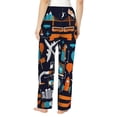 thumbnail image 3 of Sigee Creative Transport Print Women's Soft Pajama Pants - Breathable and Comfortable Lounge Sleep Bottoms with Elastic Waistband and Pockets-Small, 3 of 9