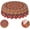 Black4, variant on Mandala Colorful Green Brown Waterproof Picnic Patio Party Round Table Cloth Cover Decorations Fabric 60 Inch Circular Tablecloth for 20-47 Inch Home Dining Room Kitchen Decor