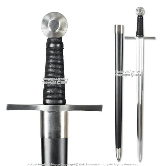 Handmade Medieval Sword Carbon Steel Full Tang Functional Sharp Blade