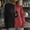 Red, variant on Women‘s Color Block Patchwork Pumpkin Halloween Knit Sweater Crewneck Pullover Loose Fit Casual Fall Spooky Season Top Daily Party Wear 1 Pack, White,S