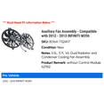 thumbnail image 2 of Auxiliary Fan Assembly - Compatible with 2012 - 2013 INFINITI M35h, 2 of 3