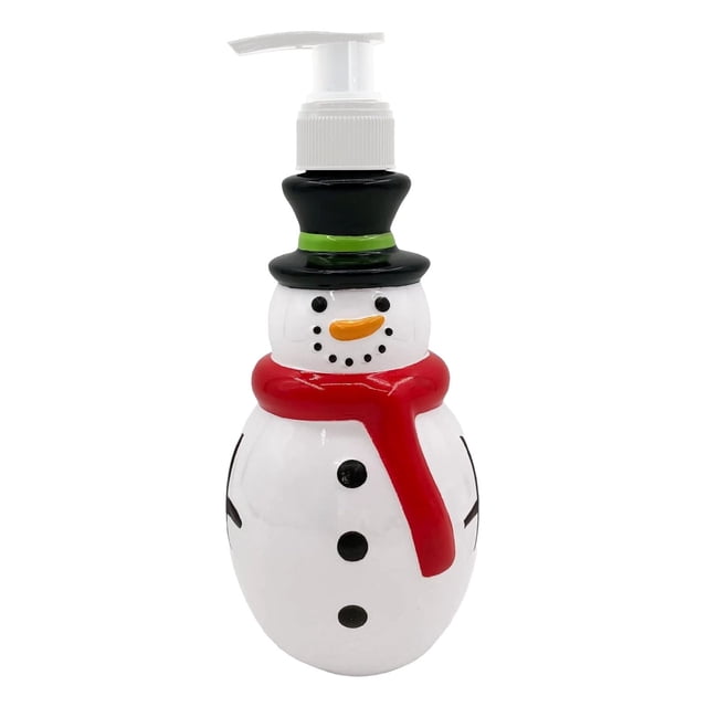 TIELUTT Snowman Santa and Decorative Fillable Soap Dispenser Suitable For Kitchen Towel Rack for Door Beach Towels Oversized Paper Towels Holder Standing Towel Racks for Bathroom Toddler Beach Towel