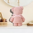thumbnail image 6 of Bear Bath Towel Valentine's Day Gift Soft Absorbent Hand Towels for Wedding Graduation Baby Baptism Birthday Souvenir Supplies (Pink), 6 of 6