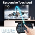 thumbnail image 5 of Mini Wireless Keyboard Remote Control with Touchpad Mouse Combo, Backlit 2.4GHz Mini Keyboard Wireless USB  for Android TV Box Smart TV PC PS3 Windows MacOS X, 5 of 5