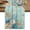 Teal Green Blue, variant on Beach Coastal Cotton Linen Table Runner for Dining Kitchen, Summer Nautical Coral Shell Botanical Wedding Outdoor Party Tablerunners Decoration, Dresser Scarf Coffee Tablecloth Runners 13x36 Inches