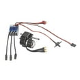 thumbnail image 4 of Motor sin escobillas Metal Gearbox ESC Kit Controlador de velocidad eléctrica para 1/12 RC Reparación de automóviles Reemplace los accesorios RC para Negro SM30, 4 of 8