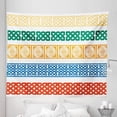 thumbnail image 1 of Ethnic Tapestry, Various Type Color Tiles Greek Culture Folk Vintage Grid Abstract Image, Fabric Wall Hanging Decor for Bedroom Living Room Dorm, 5 Sizes, Multicolor, by Ambesonne, 1 of 1