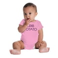thumbnail image 4 of Crib Couch Potato Lazy Cute Funny Romper Boys or Girls Infant Baby Brisco Brands NB, 4 of 6