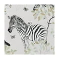 thumbnail image 4 of Acheng Zebra Birds Jungle Square Tablecloth Outdoor Picnic Camping and Indoor Kitchen Dining Party 100% Polyester Fiber 52*52, 4 of 8