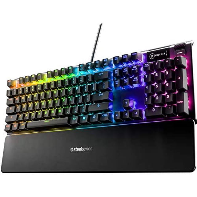 Teclado Gamer SteelSeries Apex 5 Híbrido Iluminación RGB