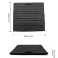 thumbnail image 3 of Black Center Console Roller Blind Cover 1666805802 Fit for Mercedes Benz ML GL GLS GLE W166, 3 of 5