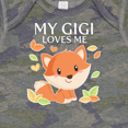 thumbnail image 4 of Inktastic My Gigi Loves Me- Little Fox Boys or Girls Baby Bodysuit, 4 of 5