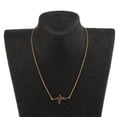 thumbnail image 2 of Collar de pedante de latón con licencia de plata/oro, de del de amor para siempre, párrafo corto en apariencia de , para Golden- Salvador  Collar colgante, 2 of 7