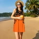 thumbnail image 3 of Fotbe Halloween With Black Bats Vestido de Verano sin Mangas para Mujer – Vestido Midi Línea A, Estilo Camiseta Floral, Vestido Playero Casual y Fluido, 3 of 7