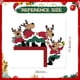 thumbnail image 5 of Santa Claus Wapiti Wooden Door Corner Sticker Holiday Party Door Corner Decoration Sticker, 5 of 5