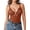 Brown, variant on Shapewear Bodysuits for Women Lace Corset Tops Tummy Control V Neck Sleeveless Body Suit Thongs