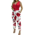 thumbnail image 2 of Kiplyki Trendy Pants for Women Solid Pocket Sleeveless Suspender Jumpsuit, 2 of 4