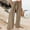Brown, variant on Tittly Wide Leg Pants Woman Baggy Pants Linen Pants Women Summer Wide Leg Pants Drawstring Elastic Waist Pants High Waisted Pants Casual Beach Trousers Comfy Pants Women Sweatpants Women AG L