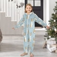 thumbnail image 6 of Soft Big Kids Onesie Pajamas Cozy Loose-Fit Jumpsuits for kids with Pockets for Christmas Lounge & Play Cute Little Dog Pattern, 6 of 8
