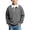 Gray, variant on BLVB Boys Girls Long Sleeve Sweatshirts Kids Button Collared School Uniform Tops Drop Shoulder Pullover 3-14Y(Wine,13-14 Years)
