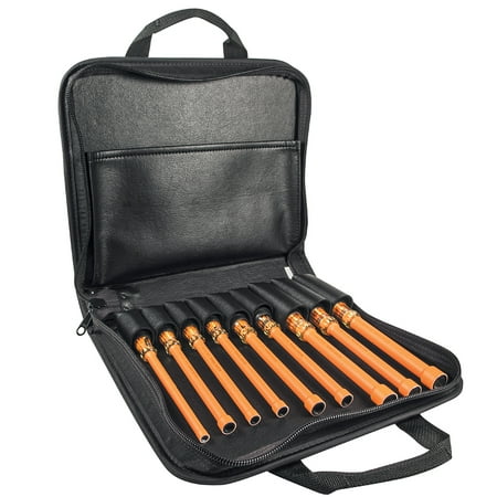 - Klein Tools 33524 Insulated Nut Driver Kit, 9 Piece
