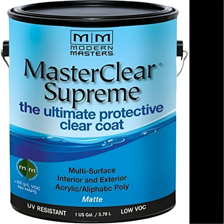 Modern Masters MCS901GAL 1 Gal. Matte Masterclear Supreme Protective Clear Coat