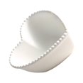 thumbnail image 3 of WEAVILUX Heart Bowls for Food Ceramics White 1Pcs, 3 of 8