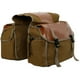 thumbnail image 1 of Bolsa de bicicleta Retro portaequipajes bolsa de asiento trasero doble para bicicleta motocicleta color caqui, 1 of 5