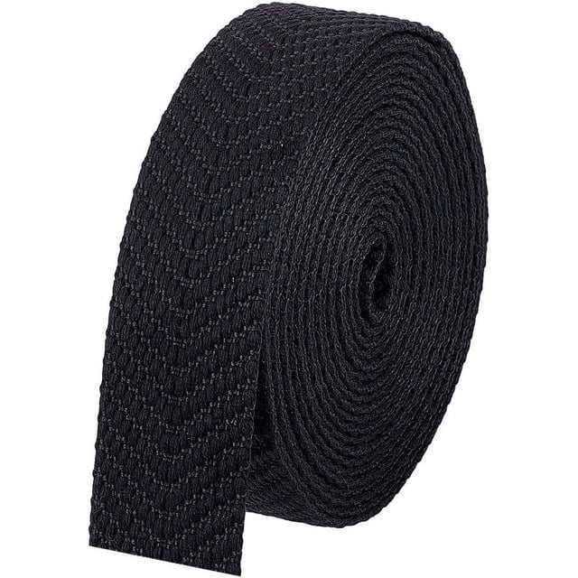 Cinta de polialgodón de 5,47 yardas, cinta jacquard con patrón en V, cinta plana para asas de bolsas de cinta