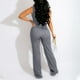 thumbnail image 5 of Gibobby Mono Bombachos 2023 nuevo mono Sexy sin mangas con cremallera en el pecho y detalles de cremallera mono vaquero vestido de mujer(Gris， XXXL), 5 of 5