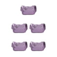 thumbnail image 2 of Transemion Crossbody Bag Premium For Multipurpose Large Capacity Polyester Messenger Bag Multiple Occations Premiun Gift light purple 5Set, 2 of 6