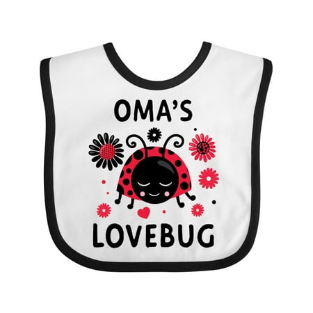

Inktastic Valentine s Day Oma s Lovebug Gift Baby Boy or Baby Girl Bib
