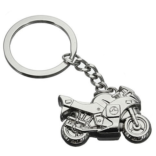 Xinyolin Metal Motorcycle Key Ring Keychain Cute Creative Gift Sports, Keyring Gift