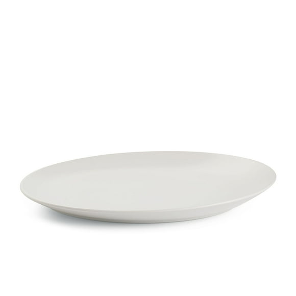 Nambe Orbit 13" Serving Platter - Starry White | Made of Stoneware | Contemporary Planet | Dishwasher & Microwave Safe | Large Serving Plate for Pasta, Salad, and Dessert | Restaurant & Home Use