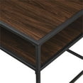 thumbnail image 4 of Pemberly Row 40" Contemporary Metal and Wood Coffee Table - Dark Walnut, 4 of 6